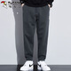 Woodpecker (TUCANO) pants men's autumn sports casual pants men's loose leg-tie harem sweatpants trousers dark gray XL