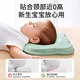 Ying Tiao Baby Shaping Pillow 0 to 6 Months Newborn Infants and Toddlers Head Shape Correction Baby Anti-Mild Head Pillow for All Seasons Suitable for 0-2 Years Old High-Quality Silicone | 7A Antibacterial | Lemon Yellow