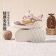 Minibala mini Bala winter plus velvet warm new children's shoes male baby casual shoes Velcro female baby toddler shoes pink tone 18
