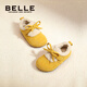 Belle Children's Shoes Plus Velvet Birkenstock Shoes 2025 Winter New Girls' Warm Wool Cotton Shoes Little Girls Casual Shoes Camel 26