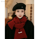 Rongyuege beret women's 2025 new autumn and winter warm and elegant fashion face-showing little painter's hat beret Ankola red woolen beret one size