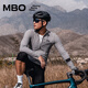 MBO New Color LightWarm Men's Autumn and Winter Light and Warm All-Match Fleece Cycling Jersey C161 Black L