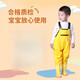 Perfect children's water play one-piece waders, kindergarten waterproof clothes, children's rain boots for children, men's and women's fishing rain pants, beach blue fish zipper pocket - children's overalls M 24 (shoe inner length 15c)