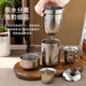 IMOGY Travel Tea Set Pure Titanium Tea Cup Holiday Gift Insulation Anti-scalding Outdoor Camping Portable Quick Cup Tea Cup