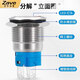 ZAVE metal push button switch 16MM flat head without light with wire self-locking