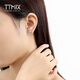 TTMIX shiny platinum earrings pt950 platinum earrings women's temperament platinum earrings birthday gift round 3.1-3.3g