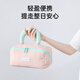 MINISO Marshmallow Series Pillow Storage Bag Pink Cosmetic Bag Washing Bag Large Capacity Travel Portable Handbag