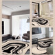 GPPNKC carpet living room special-shaped light luxury 2025 new style free carefree irregular sofa coffee table floor mat bedroom thickened Wenwan-11972 240cm*360cm