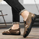 Sandalias para hombres Summer zapatillas populares zapatillas de playa Estilo deportivo al aire libre RESISTENTE RESISTENTE A LAN TAMAÑO ARRILLABLE ZAPATROS DE MENYES (JL) AS9909 BROWN 39