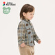 Jnby by JNBY new Jiangnan cloth baby long-sleeved shirt loose lapel cotton 25 autumn boys baby YP9210810 074/light gray 80 cm