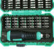 Baogong (Pro'skit) Baogong Proskit One Formado Cross Destornillador Conjunto Tornillo Tornillo Tornillo Controlador SD9857M9802 SD-9802