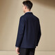 Antonio [90% Pired Wool + 10% Mulberry Silk] Printemps et veste à revers d'automne