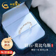 China Gold Möbius Diamond Ring Jurchen Diamond Proposal Diamond Ring Wedding Anniversary Gift for Wife and Girlfriend Birthday Möbius Diamond Ring-12 Real Diamonds Jingsuda