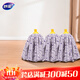 Miaojie water mop replacement head 19cm, a total of 3 heads magic mop, absorbent and durable
