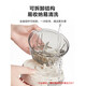 SUPOR garlic masher, manual garlic puller, garlic masher, garlic masher, minced garlic mince, minced garlic, small size 400ml, multifunctional food processor