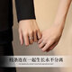 Chinese jewelry sterling silver wood and branch couple ring for a man and a woman to propose and express their feelings 2025 popular birthday gift for girlfriend