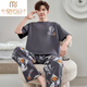 
Modal pajamas men's summer thin short-sleeved trousers pure cotton teenagers junior high school students cartoon Naruto Naruto 1914# Naruto-LML-Short-sleeved trousers main picture M small (height 151-15865-80Jin [Jin equals 0.5 kg])