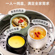 Earthen pot stew pot with water-proof red bird soup, steamed egg stew pot with lid, Chinese style Shaxian snack ceramic stew pot, green stew pot, one pack 500ml