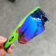 欧克利（OAKLEY）9275 偏光款骑行眼镜 运动太阳镜 户外钓鱼驾驶墨镜风镜 银黑框蓝片 眼镜+普通包装