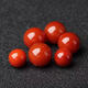 South red agate loose bead bracelet with beads DIY handmade single bead bracelet accessories jewelry birth year transfer beads round beads South red agate 8mm 5