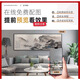 Meiyouchun living room decorative painting modern simple high-end atmospheric flower sofa background hanging painting light luxury French triple mural JD21789 records beauty (hot selling model) left and right 30*40 middle 60*40 versatile black frame textured canvas + ps border