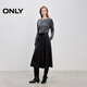 ONLY 2025 autumn woolen wide fabric A-line umbrella skirt long skirt skirt for women|125316017
