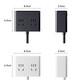 JD Logistics Genuine N6 desktop charging station power strip USB socket multi-port fast charger multi-function power strip portable magic box suitable for Xiaomi pure white 4 sockets+4USB+1Type-C 4.8 meters