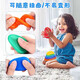 Baby Sensory Stone Children's ADHD Sensory Stone Anxiety Relief Toy Silicone Vengeance and Stress Relief 1-3-6 Years Old Sensory Toy