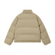 ELLE KIDS children's clothing 90% white duck down down jacket for girls winter new corduroy striped texture jacket light khaki 160 (S)