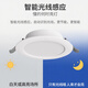 Foshan Lighting (FSL) 5.8G smart LED sensor downlight microwave radar human body sensor lamp ultra-thin 6W white light (6500K) with photosensitive opening 85-100mm