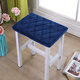 Thickened rectangular stool cover rectangular stool cushion primary school student stool cover dressing table stool cover piano stool cover gold velvet fabric plain purple rectangular 25x35cm edging cloth 5cm