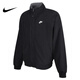 Nike Men's Winter Polar Fleece Lined Woven Casual Stand Collar Sports Fitness Jacket FZ0657-010 FZ0657-010 S