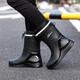 Botas de lluvia al aire libre de deportes Botas de lluvia de pesca de pesca impermeable para hombres.