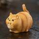 Jiangmingtang Yixing original mineral purple sand tea pet cute cute cat little yellow chicken sculpture creative clay painting ornaments tea play little cute cat little orange cat