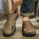 Sandalias para hombres Summer zapatillas populares zapatillas de playa Estilo deportivo al aire libre RESISTENTE RESISTENTE A LAN TAMAÑO ARRILLABLE ZAPATROS DE MENYES (JL) AS9909 BROWN 39