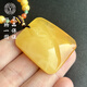 Yuzhi 1 item 1 certificate 1 shot natural Russian raw ore unoptimized beeswax Wushi brand pendant amber pendant 9.34g G761 orphan about 37*32*10mm