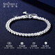 Shengshi Qiyuan platinum bracelet for women pt950 genuine platinum bracelet sparkling wheat ear bracelet Chinese Valentine's Day gift for girlfriend 6.34g/length 18.5cm