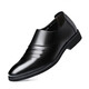 2025 Printemps et automne Nouvelles chaussures pour hommes Business Casual En cuir chaussures en cuir masculin British pointues chaussures à haut amélioration