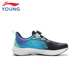 Li Ning Children's Shoes Children's Running Shoes for Boys Kunpeng 3 Reflective Support Rebound Water-Repellent Sports Shoes 36YKFV140-7