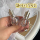 Luminous light bulb hairpin female personality creative photo prop duckbill clip side bangs broken hair clip headdress light-emitting color-changing light bulb hairpin 1