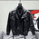 Bo Tan Spring and Autumn Motorcycle Suit Men's Loose Ins Trend Korean Version Trendy Handsome Men's Handsome Youth Leather Jacket Main Picture Model Y1016 (Morino Y1016) 2XL