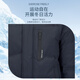 Li Ning down jacket mid-length with national flag badminton series men and women same style winter duck down sports off-season 25 new products black AYMV133-1 XL (180)