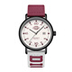 Dickies student watch women's junior high school student special silent exam watch sports calendar quartz watch canvas CL-686 red