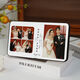 Fantasy three-square grid photo frame, set up on the table, wash the photos, customize high-end photos, print them into crystal albums, and make wedding photos. Good times (15*27cm)) Main picture - Yimeijin (super clear portrait), free 10-inch palace grid