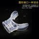 Gu Jianmu swimming mouthpiece, snorkeling and deep diving universal connection breathing tube silicone mouthpiece diving earplugs and nose clip set diving disposable mouthpiece-5 pieces transparent