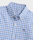 Vineyard vines boys Bellamy plaid performance cotton shirt Ocean Splash 5