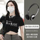 The most popular style on the Internet, retro wired headphones, photo props, the same style as Xiaohongshu internet celebrity, nostalgic Japanese style, wired headset, 3.5mm interface, universal for mobile phones and computers, silver