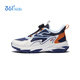 361 Children's cotton shoes 25 winter, men's and women's, middle and older children's grip, wear-resistant, light outdoor velvet warm sports running shoes, blue 38