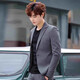 
CEO Yageol brand spring and autumn men's casual suit Korean style trendy suits suits business slim jacket top A29 dark gray [single] L [120-130Jin [Jin equals 0.5 kg]]