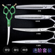 MADAN pet grooming scissors Teddy dog curved scissors for pet shops, advanced scissors package for novices, advanced 8-inch straight scissors